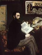 Edouard Manet Portrait of Emile Zola (mk09) Spain oil painting reproduction